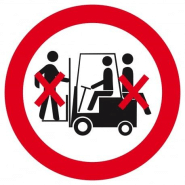 Interdit de transporter des personnes d.300mm TALIAPLAST | 622321 Interdit de transporter des personnes d.300mm TALIAPLAST | 622321