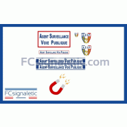 Kit sérigraphie ASVP bleu magnétique pour véhicule léger et petits utilitaires Kit sérigraphie ASVP bleu magnétique pour véhicule léger et petits utilitaires
