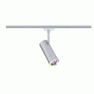 Paulmann URail Spot Smart Home Zigbee 3.0 Tarie RGBW 230lm 4,5W RGBW+ gradable 230V Chrome mat 95691 - argenté plastique 95691 Paulmann URail Spot Smart Home Zigbee 3.0 Tarie RGBW 230lm 4,5W RGBW+ gradable 230V Chrome mat 95691 - argenté plastique 95691
