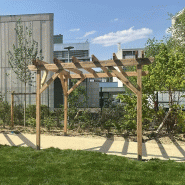 Pergola Kastel bois - Pin traité autoclave