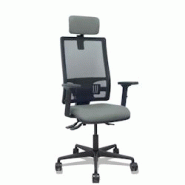 Piqueras y Crespo Silla Bormate asincro malla negra asiento bali gris brazos 2D ruedas 65mm cabecero regulable - gris multi-matériau 405ASM840B220B2B Piqueras y Crespo Silla Bormate asincro malla negra asiento bali gris brazos 2D ruedas 65mm cabecero regulable - gris multi-matériau 405ASM840B220B2B