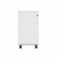 Caisson métallique mobile Slim 3 tiroirs Vinco Caisson métallique mobile Slim 3 tiroirs Vinco