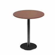 RestooTab - Table Rome Ø70cm rosso jaipur fenix - rouge Bois manufacturé TB-ROM-R70M-ROSS.J