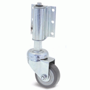 Roulette à ressort d 50mm gris fixe - GUITEL HERVIEU - 36233 - 867304