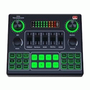 Table De Mixage Audio Multifonction Bluetooth Pour Enregistrement Et Streaming YONIS - 3615616946597 Table De Mixage Audio Multifonction Bluetooth Pour Enregistrement Et Streaming YONIS - 3615616946597