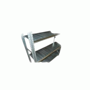Tablette de rayonnage léger RACK - Métal galvanisé - Longueurs 300mm, 600mm, 900mm - Profondeurs 320mm à 800mm Tablette de rayonnage léger RACK - Métal galvanisé - Longueurs 300mm, 600mm, 900mm - Profondeurs 320mm à 800mm