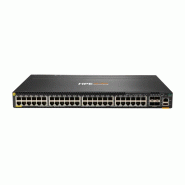 Aruba Networking CX 6300M 48-port 1GbE Class 4 PoE and 4-port SFP56 Switch