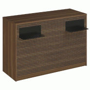 Comptoir Vertigo H T01 dble noir L150cm - 3 tab.Coulis. 6tab.Amovib - olivier