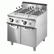 Cuisseur à pâtes gaz, 2 bacs GN 1/1, capacité 2x 40 litres - VIRTUS - 4068875006332