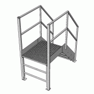 Demi saut de loup échelle galvanisé - S3020 et S3021 avec boulons HM12x40 et HM8x70