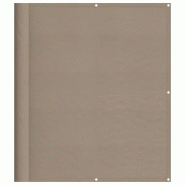Écran de balcon taupe 120x700 cm 100% polyester oxford Modèle Patio Équinoxe - 4000249