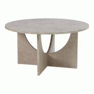 Helloshop26 - Table basse console d'appoint 80 x 42 cm béton clair 03_0010843 - 3000225439644
