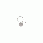 Ondaluce Pois plafonnier LED en métal et acrylique, 73x79x4 cm, 42W 4200lm dimmable CCT, argent - gris PL.POIS/SILVER-PC Ondaluce Pois plafonnier LED en métal et acrylique, 73x79x4 cm, 42W 4200lm dimmable CCT, argent - gris PL.POIS/SILVER-PC