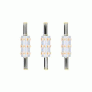 Paulmann Solar Socle enfichable LED Taina ampoule de rechange Kit de 3 2200K 50lm 29277 - argenté métal 29277 Paulmann Solar Socle enfichable LED Taina ampoule de rechange Kit de 3 2200K 50lm 29277 - argenté métal 29277