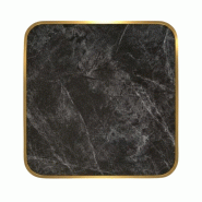 Plateau eclipse cerclé style contemporain pour extérieur - tigaone - noir 3701680325335