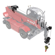 Treuil pied de flèche ligne simple 3 t / double 6 t - pour circulation routière pour rth 6.22 - ATT-02-022  - MAGNITH