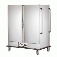 Chariot de liaison chaud GN 2/1 - 20 niveaux - Chauffage réglable - Structure inox Chariot de liaison chaud GN 2/1 - 20 niveaux - Chauffage réglable - Structure inox