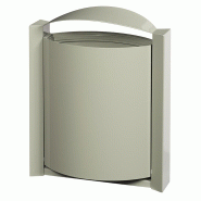 Corbeille ARKEA 40 Litres murale - Gris Ciment