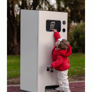 Corbeille connectée à compactage