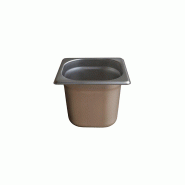 DBMARK - GNP16150-201 - Bac Gastronorme 1/6 150 mm. - 0.8mm S/S201 - gris inox GNP16150-201