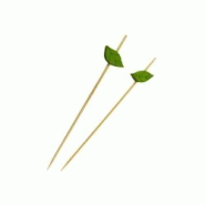 ECOLOMIQUE - 100 Pcs - Pic bambou décor feuille - 12 cm, parfait pour vos réceptions horeca - ECO210BBLEAF12 - Bambou ECO210BBLEAF12 ECOLOMIQUE - 100 Pcs - Pic bambou décor feuille - 12 cm, parfait pour vos réceptions horeca - ECO210BBLEAF12 - Bambou ECO210BBLEAF12
