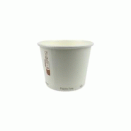 ECOLOMIQUE - 25 Pcs - Pot à soupe carton blanc - 230 ml, Ø90 mm, Hauteur: 70 mm - ECO210SOW8 - blanc en carton ECO210SOW8 ECOLOMIQUE - 25 Pcs - Pot à soupe carton blanc - 230 ml, Ø90 mm, Hauteur: 70 mm - ECO210SOW8 - blanc en carton ECO210SOW8