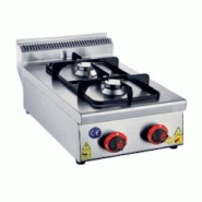 Romux® Cuisinière à Gaz 2 Feux 50x90 cm de Table Vertical en Acier Inoxydable avec Régulateur de Flamme et Thermocouple | Réchaud à Gaz Butane - Romux® Cuisinière à Gaz 2 Feux 50x90 cm de Table Vertical en Acier Inoxydable avec Régulateur de Flamme et Thermocouple | Réchaud à Gaz Butane -