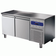 Table réfrigérée inox 2 portes 600 mm température -2/+8°c - PBNA0182