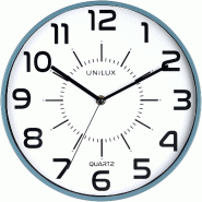 Unilux Pop Horloge murale Systeme Quartz Silencieuse Diamètre 28 cm Bleu - 400094560_0