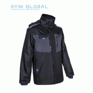 Parka de travail 3-en-1 anti-pluie et anti-froid - 7 poches en polyester enduit PVC - WANI COVERGUARD_0