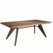 AC ANGEL CERDA Angel Cerdá Table à manger rectangulaire noyer et noyer 1080C 220 x 110 x 76 - Bois massif 8435631005469 AC ANGEL CERDA Angel Cerdá Table à manger rectangulaire noyer et noyer 1080C 220 x 110 x 76 - Bois massif 8435631005469