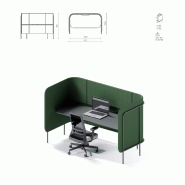 Bureau acoustique "leaf_pod" - focus pod m