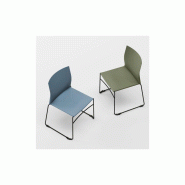 Chaise de réunion empilable - blanc-s020_0