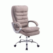 CLP Fauteuil de bureau XXL Vancouver Tissu Taupe - gris textile 1916925124 CLP Fauteuil de bureau XXL Vancouver Tissu Taupe - gris textile 1916925124