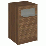 Comptoir Vertigo H T04 naturel solo L60cm 1 tabl.Couliss. 2tabl.Amovibles olivie