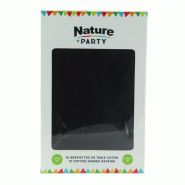 FHC evolupack FHC - 100Pcs - Serviette coton noir - noir textile 8NPSVCR40BK