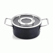 Fissler - Adamant - Casserole de 18 cm avec couvercle en verre - noir aluminium 4009209396231