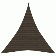 Helloshop26 - Voile toile d'ombrage parasol 160 g/m² PEHD 4 x 5 x 5 m marron 02_0009168 - marron 3000490447764