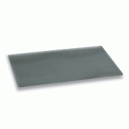 Lacor - 68640 - Plaque de cuisson, acier noir 60X40 - noir acier 68640