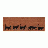 Paillasson en fibres de coco Evolution 75 x 25 cm Chats Esschert Design - marron 8714982214707 Paillasson en fibres de coco Evolution 75 x 25 cm Chats Esschert Design - marron 8714982214707
