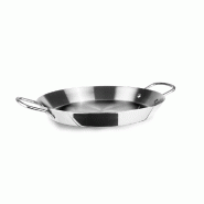 Plat à Paëlla 5Ply Element 34 cl - Argent Rond Aluminium Ibili 44.5x34 cm - argenté aluminium 655134 Plat à Paëlla 5Ply Element 34 cl - Argent Rond Aluminium Ibili 44.5x34 cm - argenté aluminium 655134