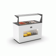 Buffet chaud Bain Marie 3 bacs GN 1/1 et étagère de service - BUB65E | Sayl - 230 V - 674005069951
