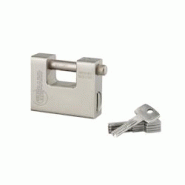 Cadenas à clé Thor, acier, chantier, anse acier, 84mm, 5 clés réversibles - THIRARD - gris 3150260898408 Cadenas à clé Thor, acier, chantier, anse acier, 84mm, 5 clés réversibles - THIRARD - gris 3150260898408