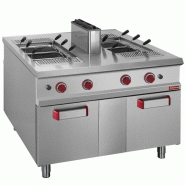 Cuiseur à pâtes gaz - 2 x 40 litres / armoire - Diamond - 0615402015608