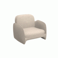 Fauteuil lounge in & out PEZZETTINA granit crème