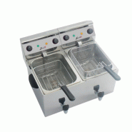 Friteuse pro électrique a poser de table - 2 x 8 litres alimentatio... - PACF69N