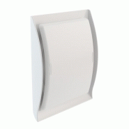Grille de ventilation intérieure type néolia pour gaine de ø 100 mm coloris blanc