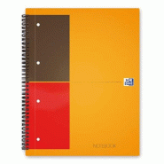 HAMELIN Cahier Notebook rel. Intégrale A5+ 160p./80 feuilles 80g/m², ligné 6mm - 100102680