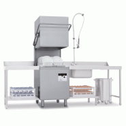 Lave-vaisselle professionnel à capot - 15 litres - panier 500 x 500 mm - PSTEEL370V1_0