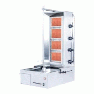Machine à kebab 4 feux Gaz PREMIUM / GOLDINOX - gris inox 3701770822393 Machine à kebab 4 feux Gaz PREMIUM / GOLDINOX - gris inox 3701770822393
